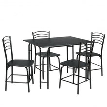 Load image into Gallery viewer, 5 pcs Wood Rectangular Dining Table Set
