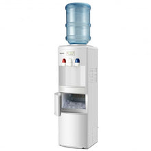 Load image into Gallery viewer, Top Loading Water Dispenser with Built-In Ice Maker Machine-White
