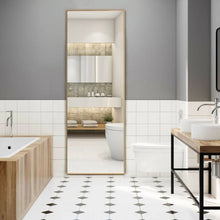 Load image into Gallery viewer, 59&#39;&#39;Full Length Mirror Large Rectangle Bedroom Mirror-Golden
