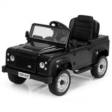 Load image into Gallery viewer, Landrover Defender Licensed Pedal Powered Car-Black
