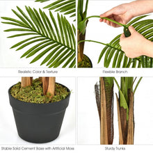 Load image into Gallery viewer, 4.3 Ft Indoor Artificial Phoenix Palm Tree Plant
