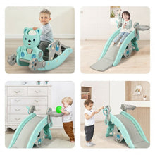 Load image into Gallery viewer, 4-in-1Baby Rocking Horse Slide Set-Green
