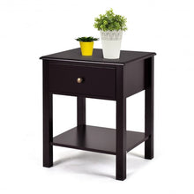 Load image into Gallery viewer, Brown Nightstand End Table
