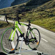 Load image into Gallery viewer, Upright Roof Mount Bike Rack with Anti-theft Lock

