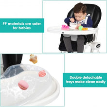 Load image into Gallery viewer, Space Saving Fold Baby High Chair-Black

