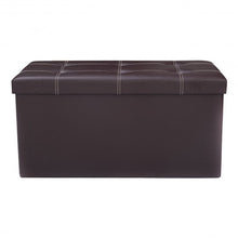 Load image into Gallery viewer, 30&quot; Large Folding Ottoman Storage Seat
