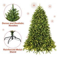 Load image into Gallery viewer, 7.5 Ft Pre-lit PVC Christmas Fir Tree with 700 LED Light
