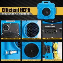 Load image into Gallery viewer, Filtration System Negative Machine Airbourne Cleaner HEPA Scrubber Air Purifier
