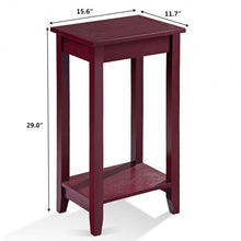 Load image into Gallery viewer, Tall Wooden Sofa End Table Side Table
