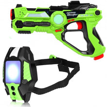 Load image into Gallery viewer, Set of 4 Laser Tag Gun Blasters and Vests
