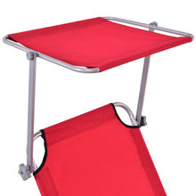 Load image into Gallery viewer, Foldable Relaxing Lounge Beach Chair-Red
