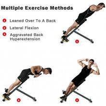 Load image into Gallery viewer, Adjustable Hyperextension Abdominal Exercise Back Bench
