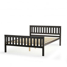Load image into Gallery viewer, Full Size Wood Platform Bed with Headboard
