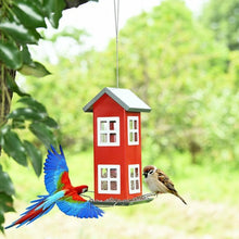 Load image into Gallery viewer, Outdoor Garden Yard Wild Bird Feeder Weatherproof House-Red
