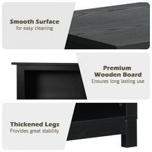 Load image into Gallery viewer, 2-Tier 58&quot; TV Stand Entertainment Media Console Center-Black
