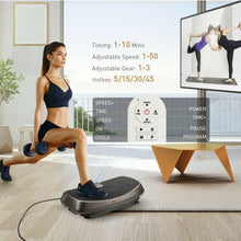 Load image into Gallery viewer, Vibration Plate Exercise Machine with Loop Bands Home
