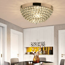 Load image into Gallery viewer, 3 Lights Living Room Crystal Ceiling Light Fixture
