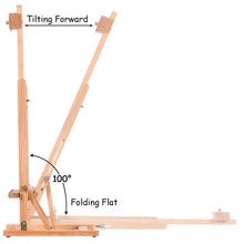 Load image into Gallery viewer, Adjustable Portable Wood Tabletop Easel H-Frame for Artist Painting Display

