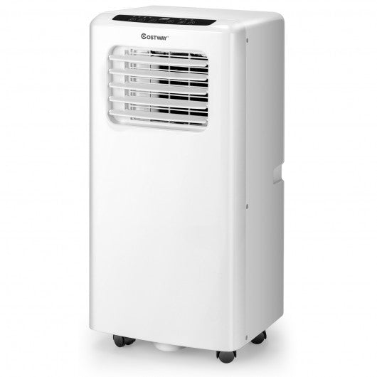 10000 BTU Portable Air Conditioner with Dehumidifier and Fan Modes-White