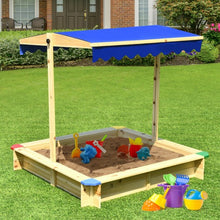 Load image into Gallery viewer, Kids Outdoor Playset Wooden Sandbox
