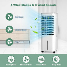 Load image into Gallery viewer, 4-in-1 Convenient Evaporative Air Cooler 12L Water Tank 4 Ice Boxes-White
