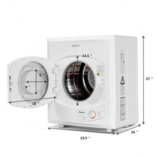 Load image into Gallery viewer, Electric Tumble Compact Laundry Dryer Stainless Steel Wall Mounted
