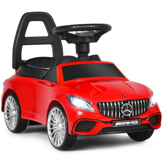 Licensed Mercedes Benz Kids Ride On Push Car-Red