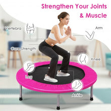 Load image into Gallery viewer, 38&quot; Rebounder Trampoline Adults and Kids Exercise Workout w/Padding and Springs
