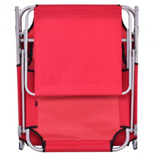 Load image into Gallery viewer, Foldable Relaxing Lounge Beach Chair-Red
