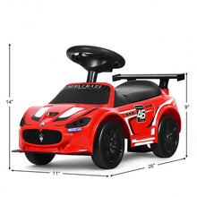 Load image into Gallery viewer, Kids Maserati GT MC Trofeo Ride On Push Car Toddlers Walker
