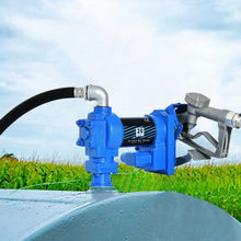 Load image into Gallery viewer, Gasoline Fuel Transfer Pump 12 Volt DC 20GPM Gas Diesel Kerosene Nozzle Kit
