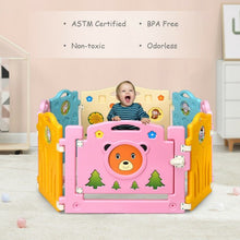 Load image into Gallery viewer, 8 Panel Home Indoor Outdoor Kids Center Safety Playpen
