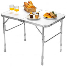 Load image into Gallery viewer, Adjustable Portable Aluminum Patio Folding Camping Table for Outdoor and Indoor

