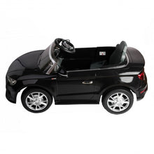 Load image into Gallery viewer, 12 V Audi A3 Kids Ride on Car with RC + LED Light + Music-Black
