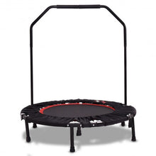Load image into Gallery viewer, Mini Foldable Rebounder Trampoline with Hand Rail
