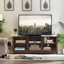 Load image into Gallery viewer, 60&quot;  Entertainment TV Stand Cabinet-Brown

