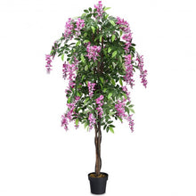 Load image into Gallery viewer, 6-Feet Artificial Wistera Silk Indoor-Outdoor Tree
