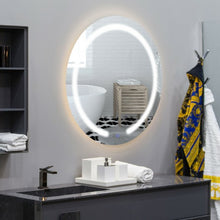 Load image into Gallery viewer, 20&quot; LED Touch Button Wall Mount Bathroom Round Mirror
