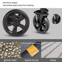Load image into Gallery viewer, 2-in-1 Folding Aluminum Buggy Newborn Travel Baby Stroller-Gray
