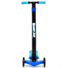 Load image into Gallery viewer, Folding Kids C Shape Anti-Collision Adjustable Kick Scooter -Blue
