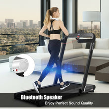 Load image into Gallery viewer, 4.75HP 2 In 1 Folding Treadmill with Remote APP Control-Black
