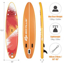 Load image into Gallery viewer, 10.5&#39; Inflatable Stand Up board with Aluminum Paddle Pump-M
