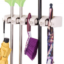 Load image into Gallery viewer, Wall-mounted Mop Holder Hanger with 5 Positions
