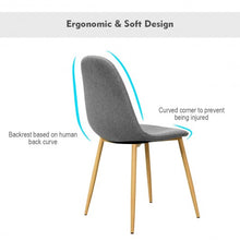 Load image into Gallery viewer, Set of 2 Gray Accent Dining Chairs
