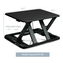 Load image into Gallery viewer, Slim 8 Adjustable Standing Folding Lap Desk-Black

