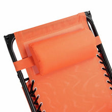 Load image into Gallery viewer, Zero Gravity Folding Rocking Chair Rocker Porch-Orange
