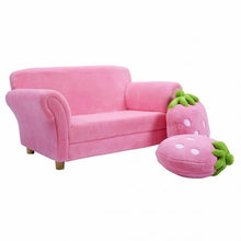 Load image into Gallery viewer, BL/PI Kids Strawberry Armrest Chair Sofa-Pink

