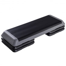 Load image into Gallery viewer, 43&quot; Height Adjustable Fitness Aerobic Step with Risers-Gray
