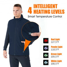 Load image into Gallery viewer, Men&#39; &amp; Women&#39; Electric USB Heated  Sleeveless Vest-Navy-XXXL
