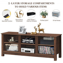 Load image into Gallery viewer, 60&quot;  Entertainment TV Stand Cabinet-Brown
